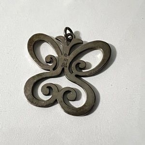 James Avery Spring Butterfly Pendant Retired
